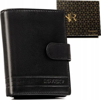 Produktbild von Rovicky Portemonnaie aus Leder für Männer Lepaio schwarz One size