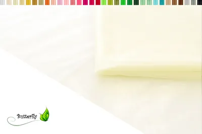 Produktbild von 2m Organza Stoff 150cm, Farbauswahl:creme / hellcreme 820