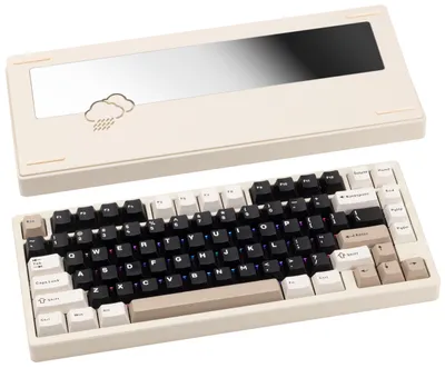 Productafbeelding van Mechanisch Toetsenbord Wit - Aluminium Behuizing - Gaming Toetsenbord - RGB Verlichting