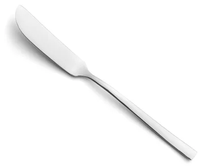Fischmesser Monoblock, rostfreier Stahl, silber, 85 mm