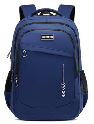 Immagine prodotto di Zaino per ragazzi adolescenti, età 10-18 anni, impermeabile, con scomparto per laptop, capacità 30 litri, colore blu