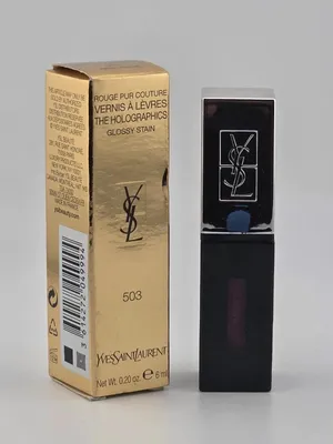 Obrázok produktu pre YSL Holographics Purple Glossy Lip Stain 503 Neon Prune
