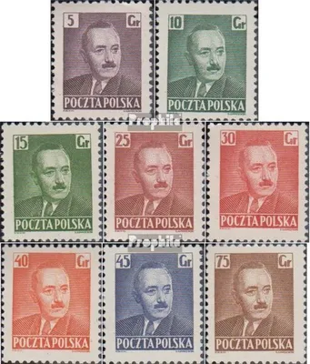 Produktbild von Briefmarken Polen 1950 Mi 671-678 (kompl.Ausg.) postfrisch Boleslaw