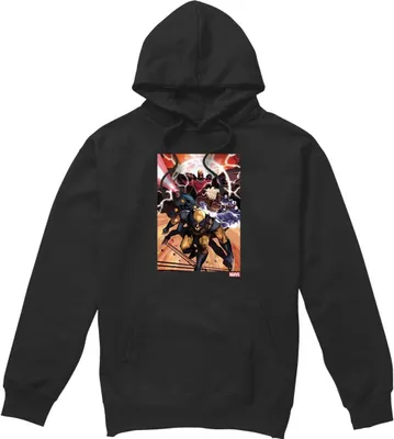 Produktbild von Marvel - "X-Men Team Attack" Kapuzenpullover für Herren TV4592 (M) (Schwarz)