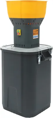 Immagine prodotto di Mulino elettrico per cereali da 1300W, macinino per cereali e mangimi con secchio da 55 litri, macinino ad alta velocità in acciaio inossidabile, ideale per cereali, mais, paglia e mangimi