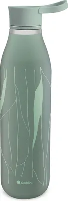 Produktbild von ALADDIN CityLoop Isolierflasche, 0,6L, Salbei-Grün + Print