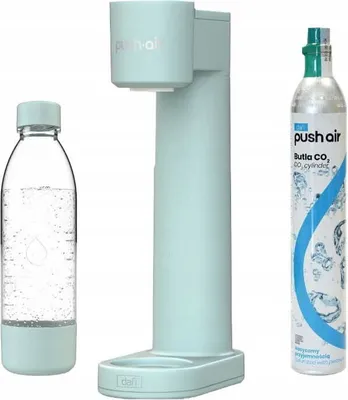 Obrázek produktu pro PUSHAIR Dafi saturátor vody mátový sifon + CO2 kartuše + láhev 0,7
