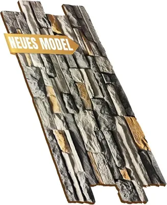 Produktbild von AS Country Stone | Wandverkleidung PolyurethanPaneel Ziegeloptik | Ardesia Dark Grey