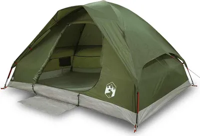 Produktbild von vidaXL Kuppel-Campingzelt 2 Personen Olivgrün Wasserdicht