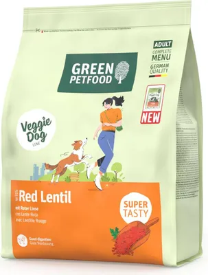 Produktbild von Green Petfood - Hundefutter - VeggieDog Red Lentil 900g | (früher: VeggieDog Origin)