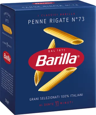 Produktbild von 24x Pasta Barilla - Penne Rigate N.73 - 500g - Italienische Nudeln