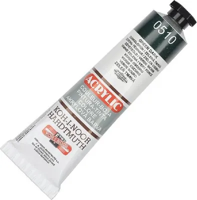 Obrázek produktu pro Koh-i-noor 162720/0510 - akrylová barva 40 ml, tmavě zelená