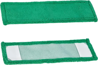 Produktbild von lunar. premium cleaning Microfaser Mopp Bodentuch 51x14cm grün 700 g/m² 5 Stück Microfaser Mopp Bodentuch 51x14cm grün 700 g/m²