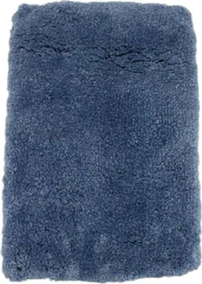 blaue Badezimmer Teppich