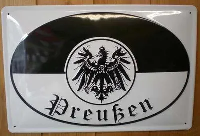 Produktbild von Blechschild Nostalgieschild :  Preußen quer, Preussen