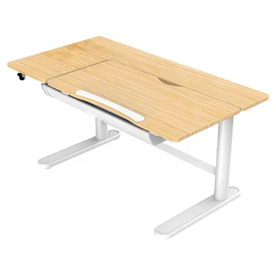 Produktbild von Weißer verstellbarer elektrischer Schreibtisch Spacetronik XD für Kinder