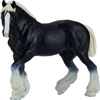 Produktbild von Mojo Fun Clydesdale Horse Black, 3 Jahr(e), HORSE WORLD, Schwarz, Polyvinylchlorid (PVC)