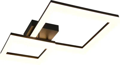 Obrázek produktu pro LED, stropní svítidlo, kov, černá, matná, SMD, D 62 cm