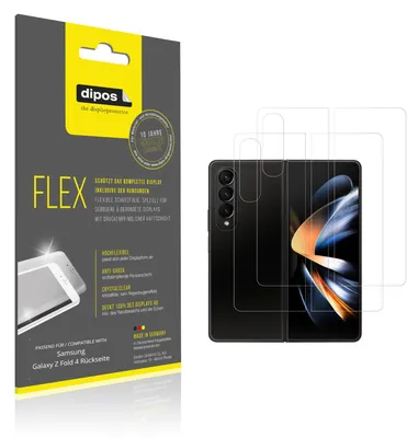 Produktbild von 2x Schutzfolie für Samsung Galaxy Z Fold 4 Aussenseite Folie, 100% Displayabdeckung, dipos Flex