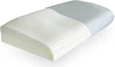 Produktbild von DormiGood | Orthopädisches Nackenstützkissen aus Latex | Premium Latex Nackenstützkissen höhenverstellbar bis 12,5 cm | Ergonomisches Kopfkissen |  Germany