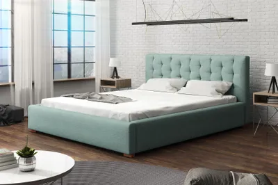 Produktbild von Polsterbett Bett Doppelbett LUCCA (Set 2) Stoff 180x200cm