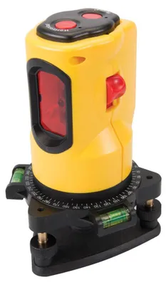Imagen del producto de Nivel láser autonivelante - Alcance de 10 metros - Precisión de 0,5 mm/m - Para alineación horizontal y vertical