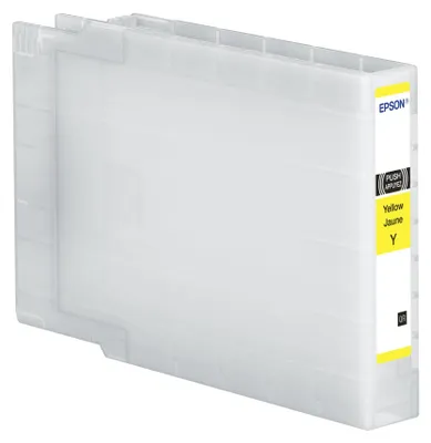 Imagen del producto de Cartucho de tinta amarillo de bajo rendimiento para Epson WF-C81xx / WF-C86xx, color amarillo, tinta pigmentada, 1 unidad, rendimiento de 1700 páginas, envase individual