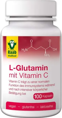 Produktbild von L-Glutamin Kapseln 100 Stk. 48g