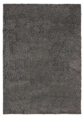Produktbild von Waschbarer Hochflorteppich Soho Grau 200x290 cm Wohnzimmer Rechteckig Rutschfest Waschbar Hochflor benuta Flauschig Plüsch Shaggy Weich