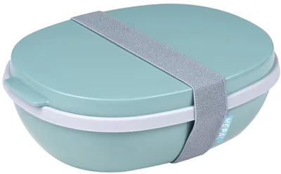 Zdjęcie produktu dla MEPAL 9187931 MEPAL Lunchbox Ellipse duo 7,5 cm hoch grün 825 + 600 ml