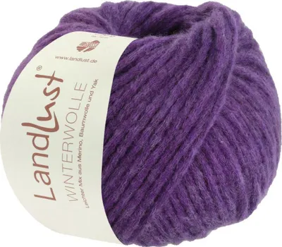 Produktbild von Lana Grossa Landlust Winterwolle, Farbe:027 - Violett meliert