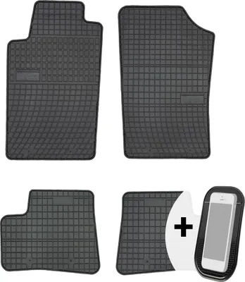 Image de Tapis de sol en caoutchouc pour voiture Tapis de sol pour voiture Set de 4 pièces - convient à la Peugeot 206 1998-2012