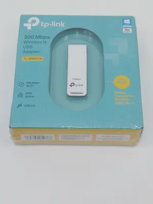 Produktbild von TP-LINK TL-WN821N, Kabellos, USB, WWAN, 300 Mbit/Sek, 16-QAM, 64-QAM, CCK, DBPSK, DQPSK, OFDM, 2.4 - 2.435 GHz