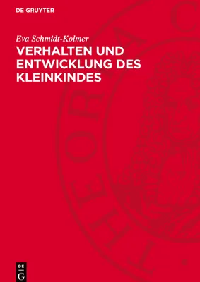 Produktbild von Verhalten und Entwicklung des Kleinkindes