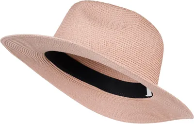 Produktbild von styleBREAKER Damen Panama Sonnenhut aus Papierstroh | Faltbarer Knautschhut mit breiter Krempe | Sommer Fedora Hut für Strand und Festival