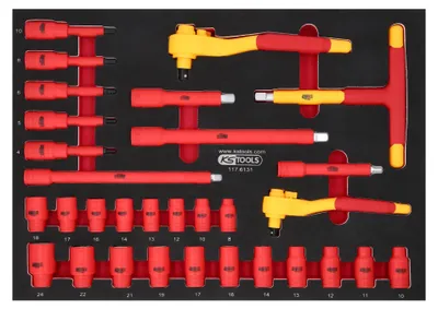 Produktbild von KS TOOLS Steckschlüsselsatz 117.6131