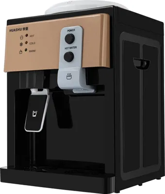 Produktbild von Wasserspender, heiße und kalte Funktionalität, kompaktes Design, schwarz