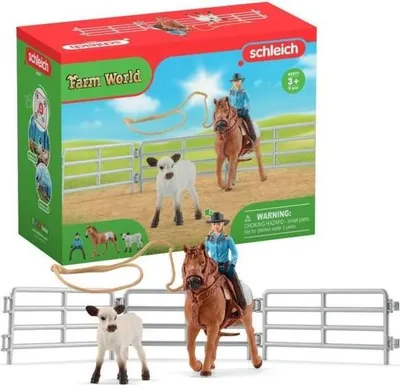 Immagine prodotto di SCHLEICH Set - Cowboy Team and their Lassos - 42577 - Farm World Range