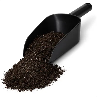 Plastikschaufel 26,5 cm, universell, schwarz