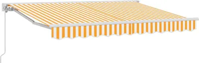 Obrázek produktu pro vidaXL Rám markýzy, žlutý a bílý, 250 x 200 cm