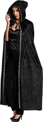 Produktbild von Umhang Cape Totenkopf schwarz Karneval Halloween Kostüm
