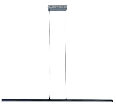 A linear LED pendant light fixture against a white background.