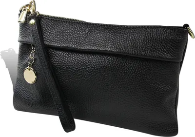 Produktbild von Toscanto Damen Clutch Leder Tasche schwarz D2OTT838CS1