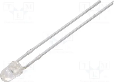 Produktbild von 5x LED L-934SRC-E LED Dioden THT 3mm 3mm 50° rot 700÷1000mcd
