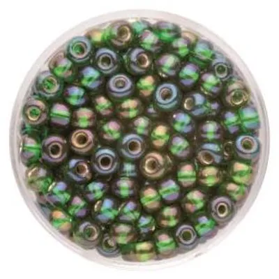 Produktbild von Glorex Rocailles Perlen 4,5 mm 17 g grün