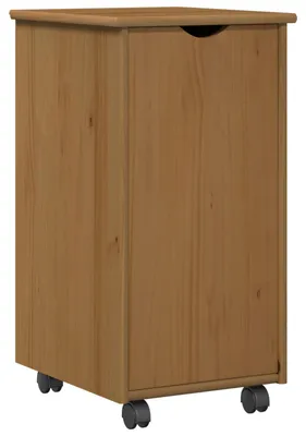 Obrázek produktu pro vidaXL Skříňka na kolečkách, medově hnědá, 34 x 39 x 65,5 cm, masivní borovice