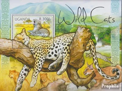 Produktbild von Briefmarken Uganda 2012 Mi Block378 (kompl.Ausg.) postfrisch Raubkatzen