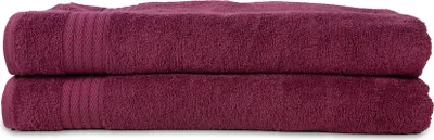 Obrázek produktu pro Saunová sada Brielle ze 100% bavlny - 80x200 cm - 2dílná - vínová - 420 g\/m²