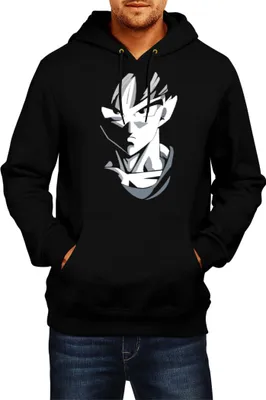 Immagine prodotto di Felpa con cappuccio da uomo Dragon Anime Manga Ball Z Goku 21, Man M , Noir