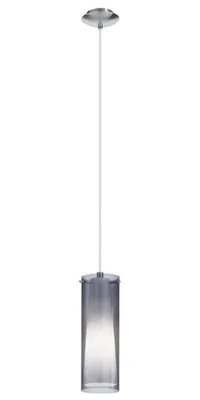 Immagine prodotto di Eglo 90304 Pinto nero lampada a sospensione Ø 11cm nero-trasparente bianco nichel opaco